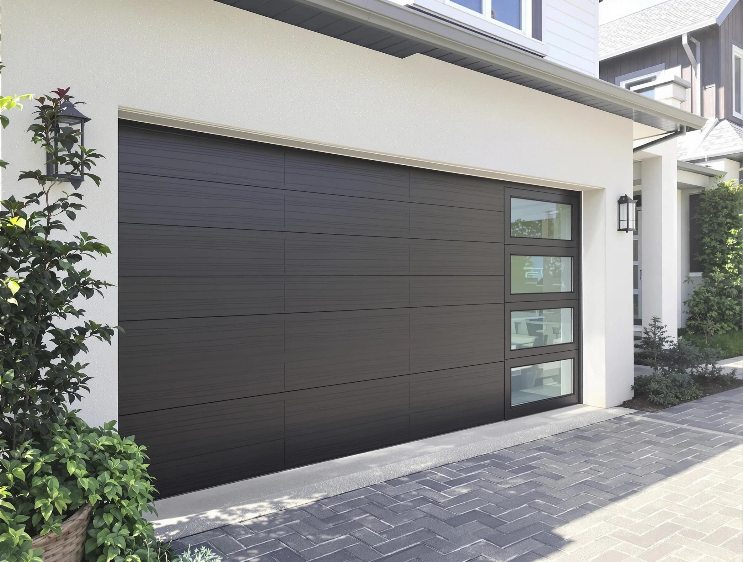 Custom garage door installation by Winchester Garage Door Repair in Winchester