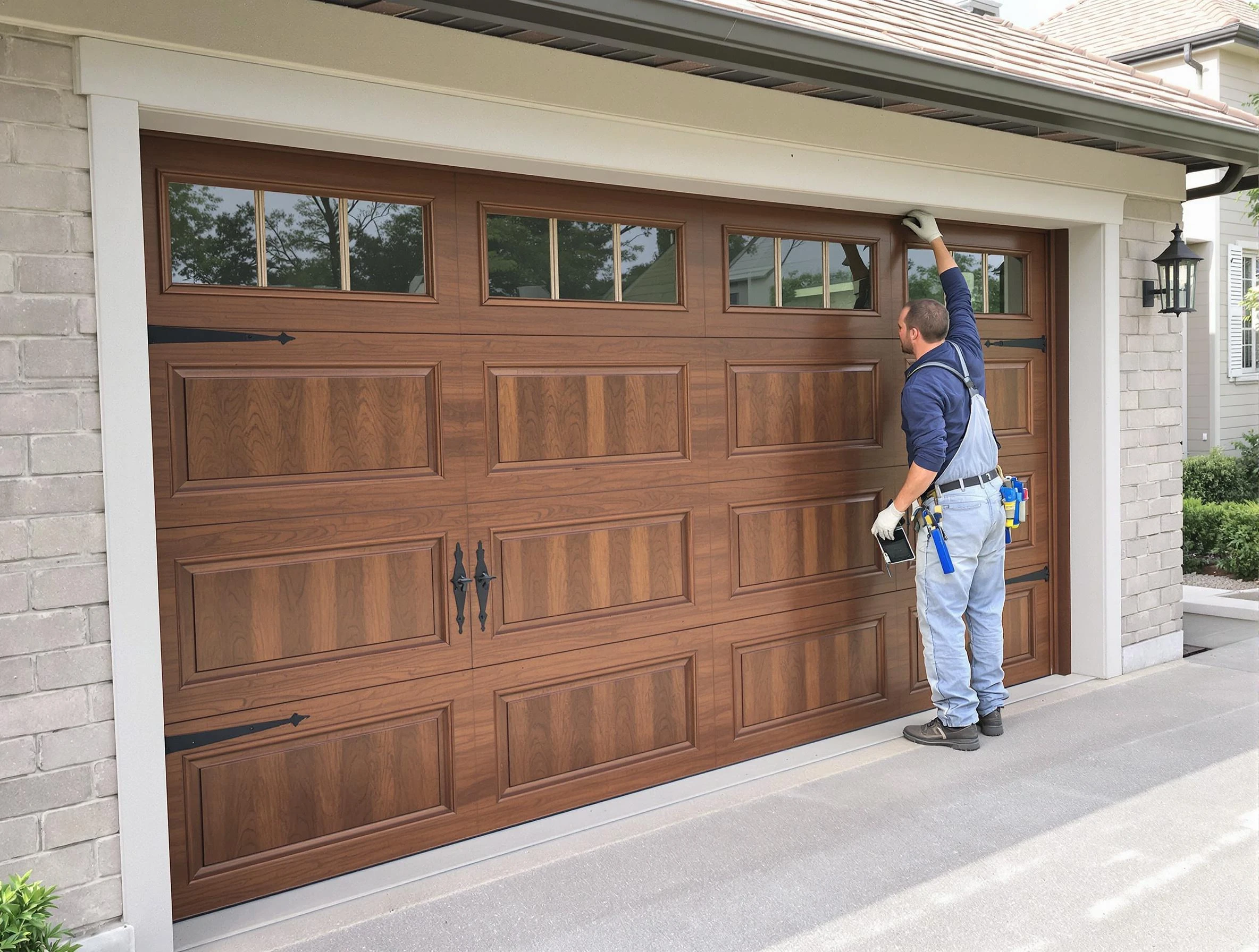 Custom garage door showcase by Winchester Garage Door Repair in Winchester