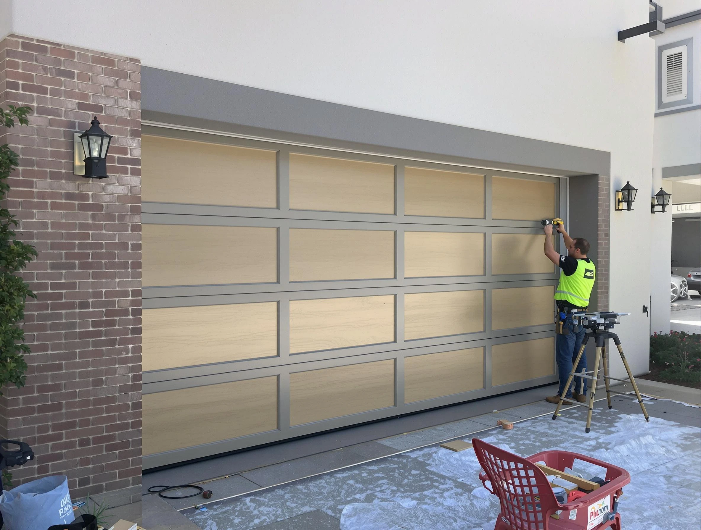 Garage door replacement service by Winchester Garage Door Repair in Winchester