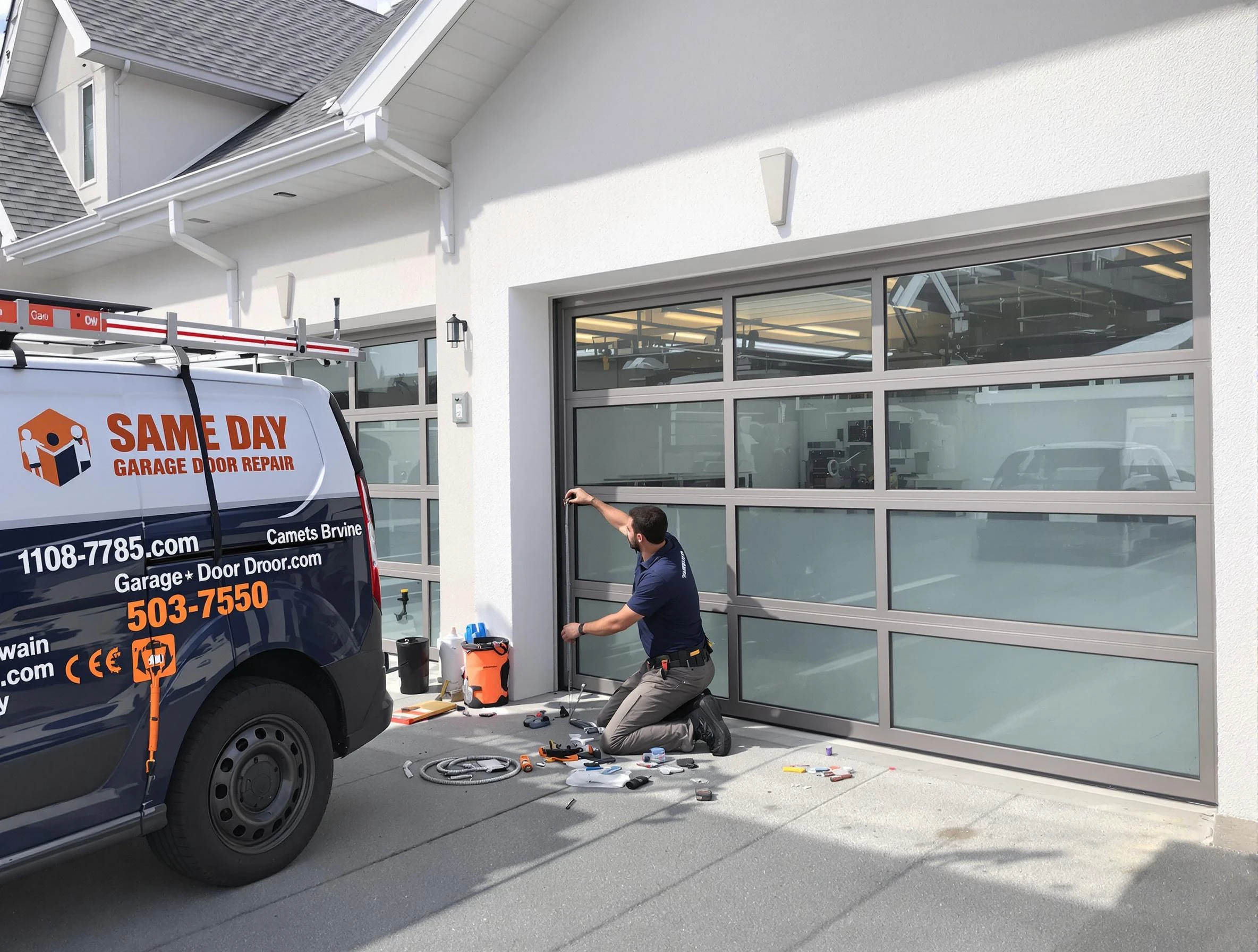 Same-day garage door repair service by Winchester Garage Door Repair in Winchester